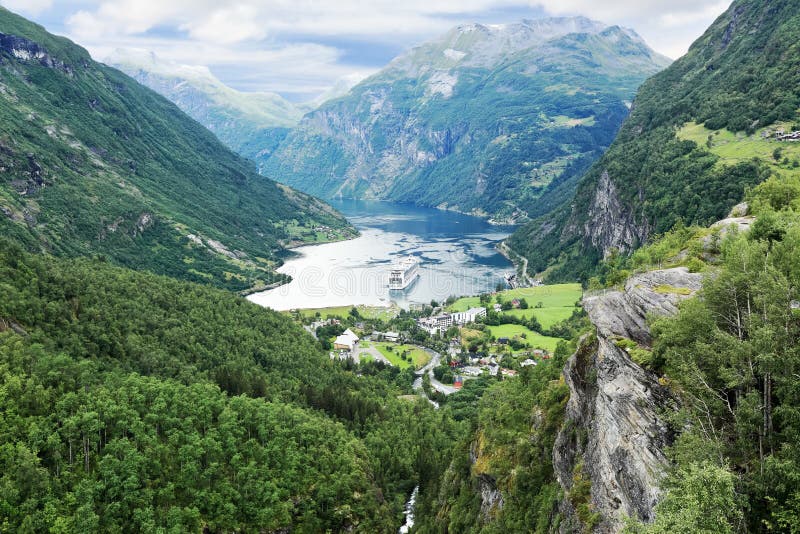 Geirangerfjord from Dalsnibba view point, Norway - Scandinavia