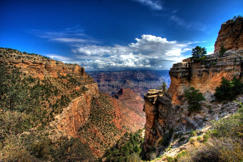 Scenic view of Grand Canyon stock image