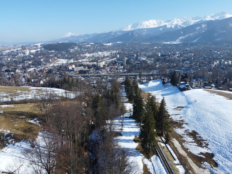 Malebný výhľad na Národný park Vysoké Tatry, Slovensko