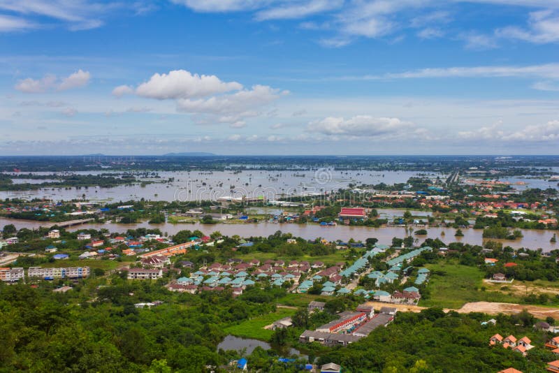 Scenic view from the hilltop.