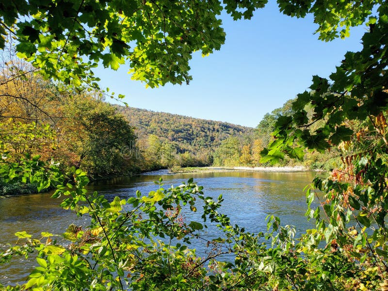 Scenic View by the Junction Pool in Roscoe NY Stock Photo Image of