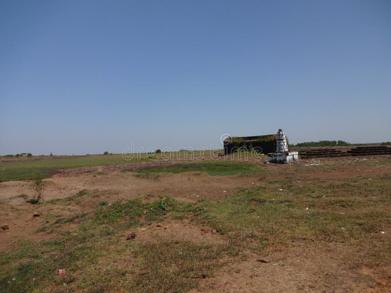 Scenic view of landscape in the village royalty free stock images