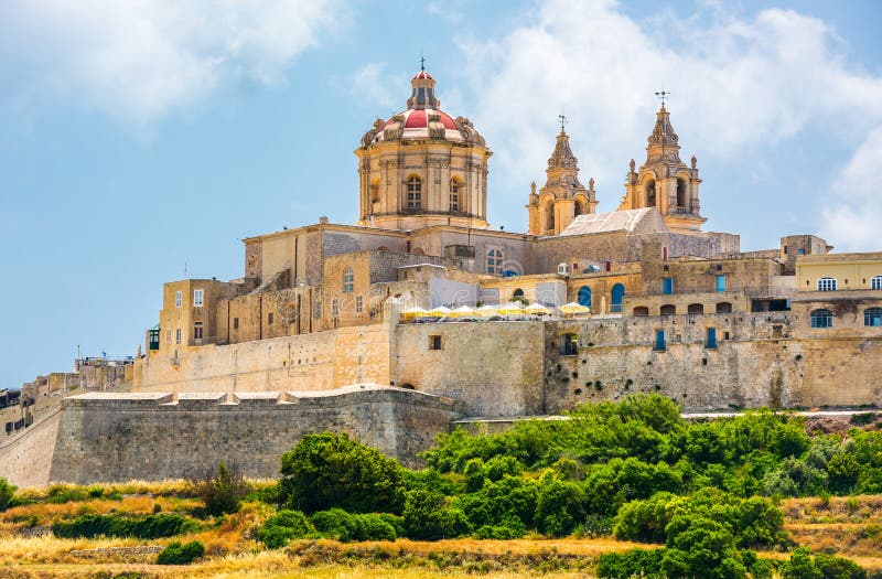 Scenic view on Mdina