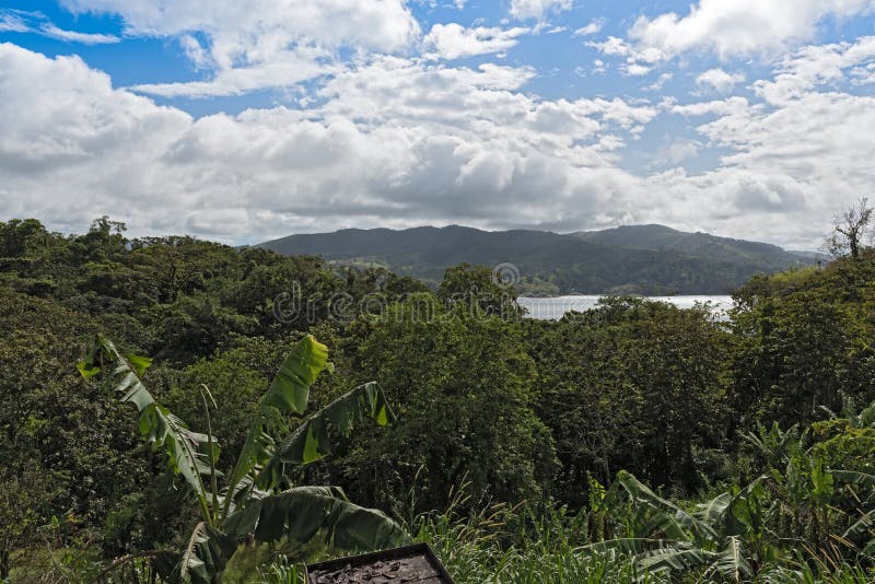 Scenic view over lake Arenal in Costa Rica