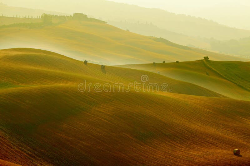Scenic view of Tuscany landscape