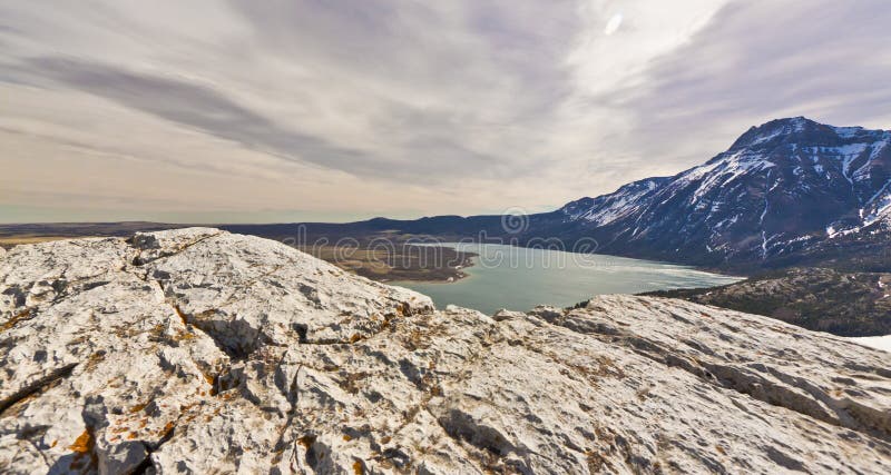 Scenic view of Waterton Lakes National Park