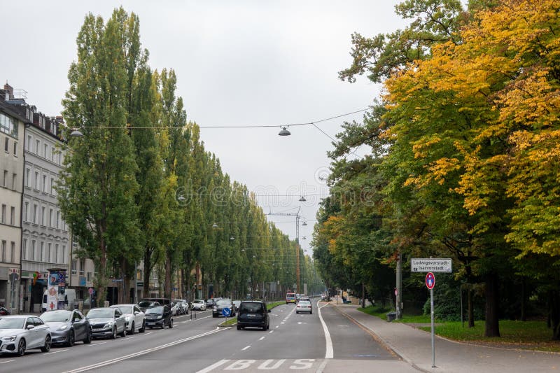 Scenic views around munich germany in autumn season royalty free stock photos