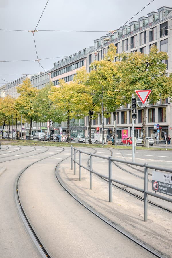 Scenic views around munich germany in autumn season stock images