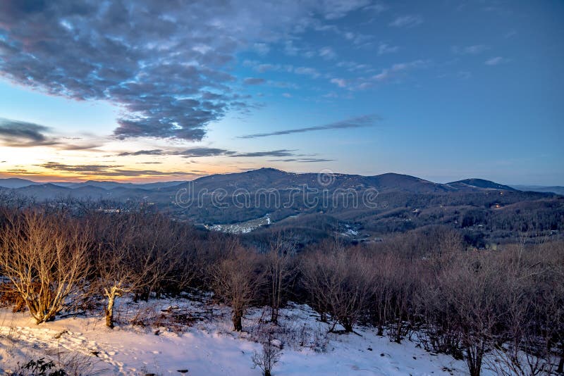 Scenic views at banner elk north carolina near boone nc