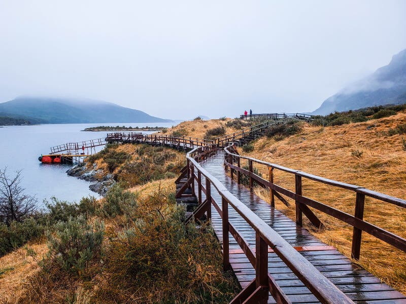 Scenic views of National Park Tierra del Fuego, Ushuaia, Argentina, Patagonia. Taken on my vacation through Patagonia on 2018 stock image Scenic views of National Park Tierra del Fuego, Ushuaia, Argentina, Patagonia. Taken on my vacation through Patagonia on 2018 stock image