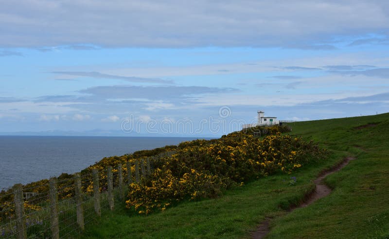 Scenic Views of the Shoreline Along St Bees in England