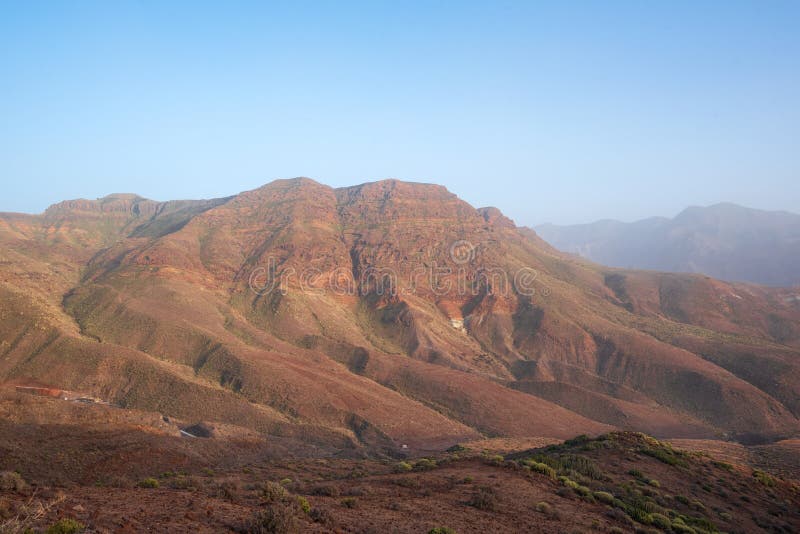 Scenic volcanic coastline landscape, Cliffs in Tamadaba natural park, Grand Canary island, Spain. stock photography Scenic volcanic coastline landscape, Cliffs in Tamadaba natural park, Grand Canary island, Spain. stock photography