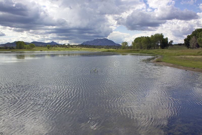 Willow Lake Southeast Alaska Wrangell St. Elias National Park Stock