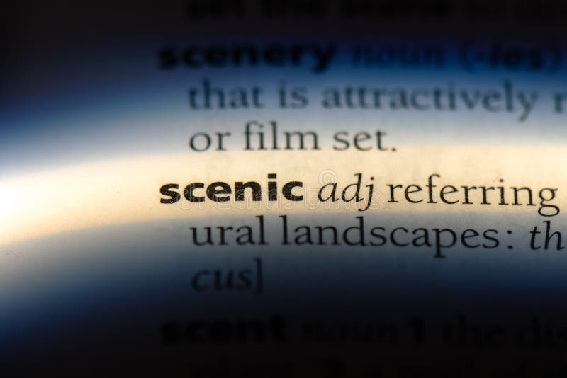 Scenic stock photo. Image of printed, closeup, isolated 126616994