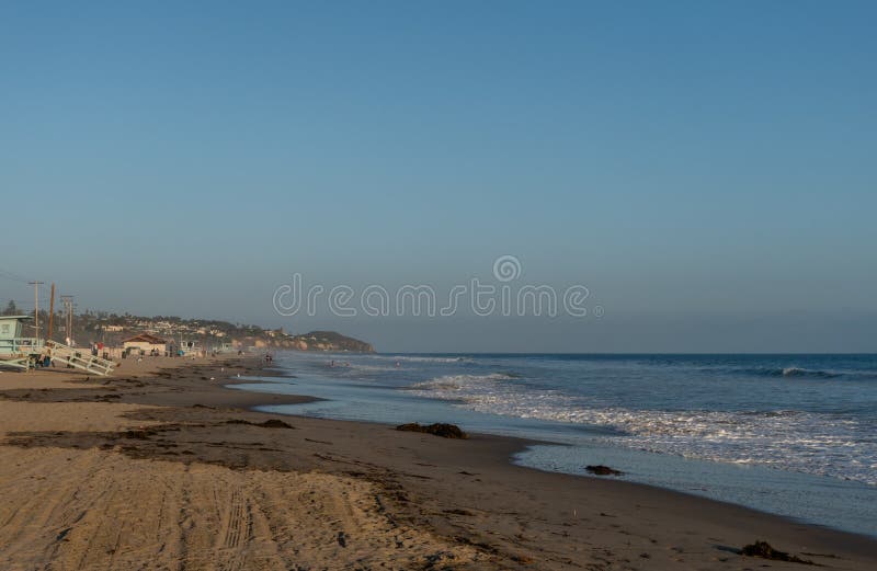 Sunset from Zuma Beach, Malibu California. Sky, color, ocean