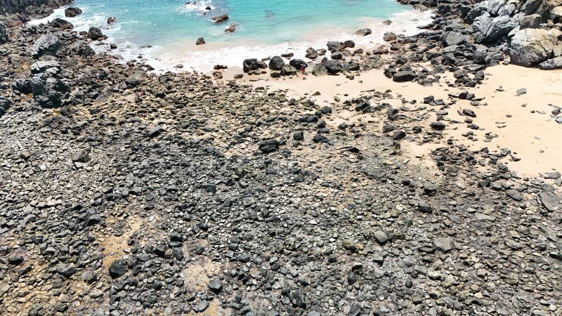 Sceniczny widok wyspy fernando de noronha zdjęcie stock