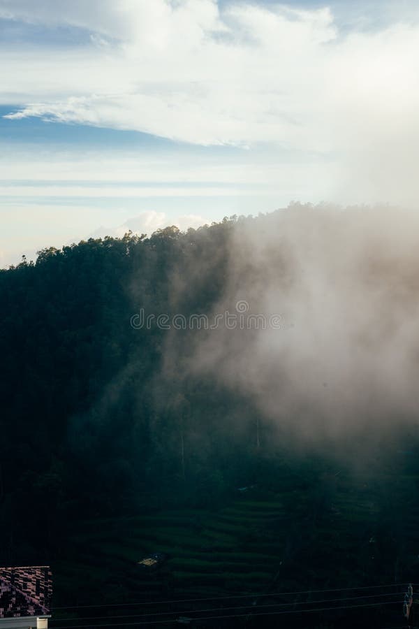 Sceniczny widok wzgórz kodaikanal obrazy royalty free