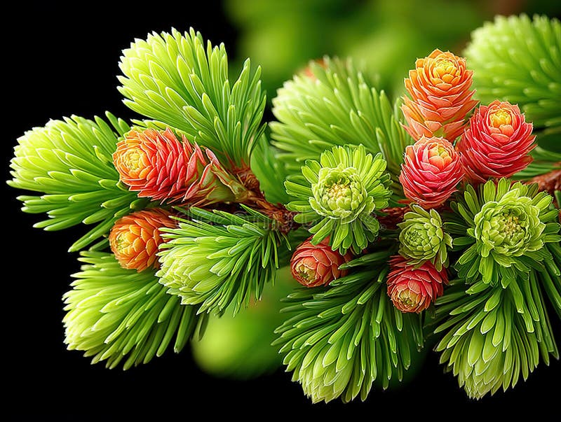 Scent of a fresh Christmas tree stock images