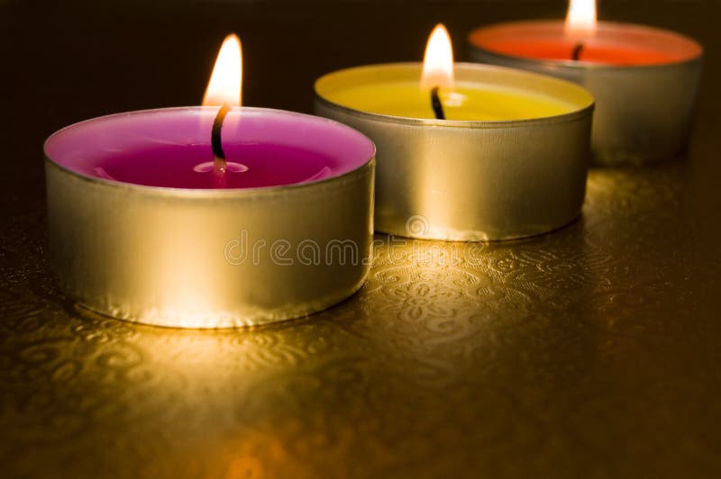 Scented candles stock photo. Image of background, romance 22398440