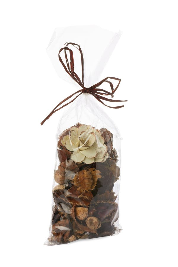 Scented Sachet of Potpourri Isolated on White Stock Image Image of perfumery, design 263208613