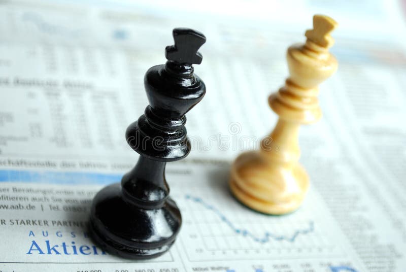 Schaakstukken royalty-vrije stock foto