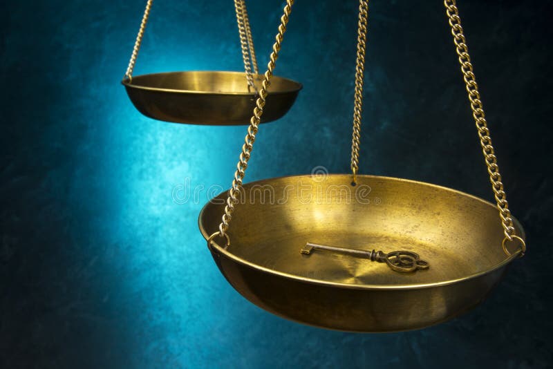 Schaal van Rechtvaardigheid stock afbeelding Schaal van Rechtvaardigheid stock afbeelding