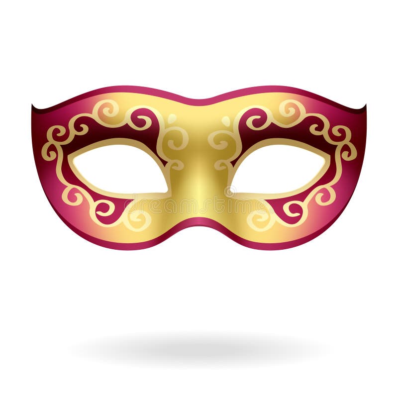 The illustration of a Carnival mask. The illustration of a Carnival mask