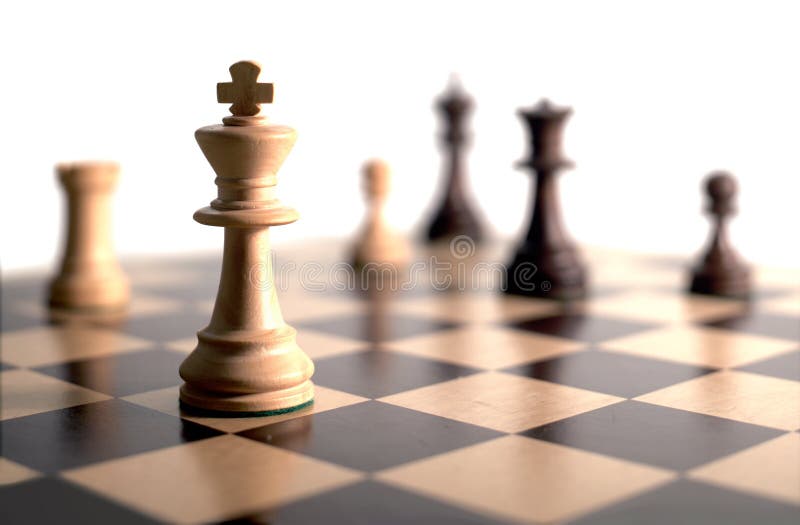 Eindeutiges Schach-Stück stockbild. Bild von ausgewählt - 1386183