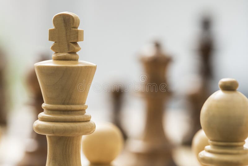 Eindeutiges Schach-Stück stockbild. Bild von ausgewählt - 1386183