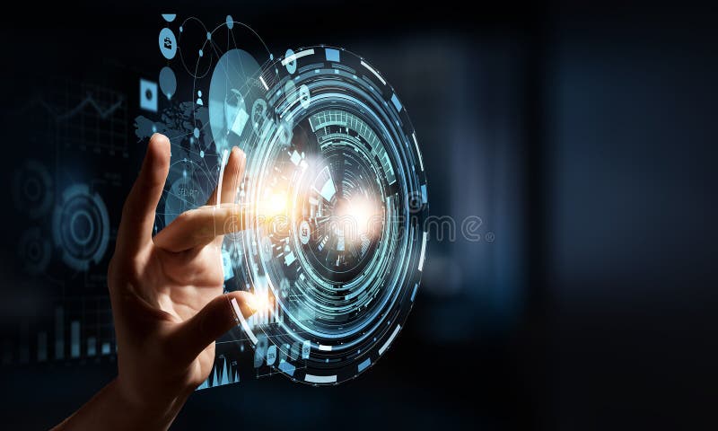 Schaffung von innovativen Technologien Gemischte Medien lizenzfreie stockfotografie Schaffung von innovativen Technologien Gemischte Medien lizenzfreie stockfotografie