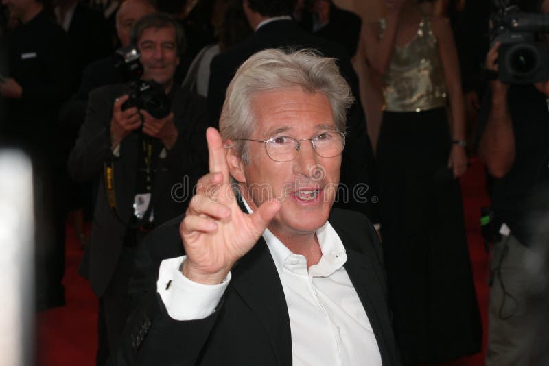 Schauspieler Richard Gere lizenzfreies stockfoto Schauspieler Richard Gere lizenzfreies stockfoto