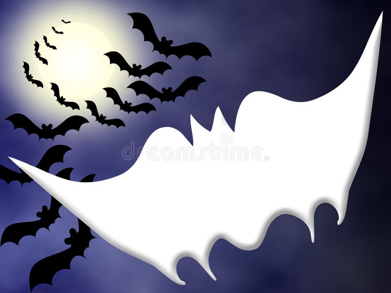 Scheda dell'invito di Halloween illustrazione di stock Scheda dell'invito di Halloween illustrazione di stock