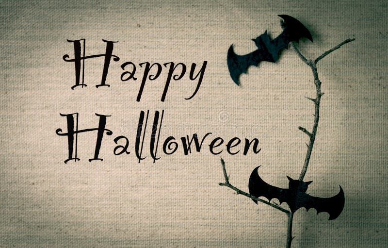Scheda felice di Halloween fotografia stock Scheda felice di Halloween fotografia stock