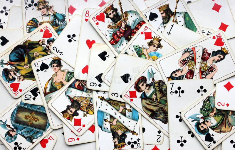 Schede di gioco immagini stock Schede di gioco immagini stock