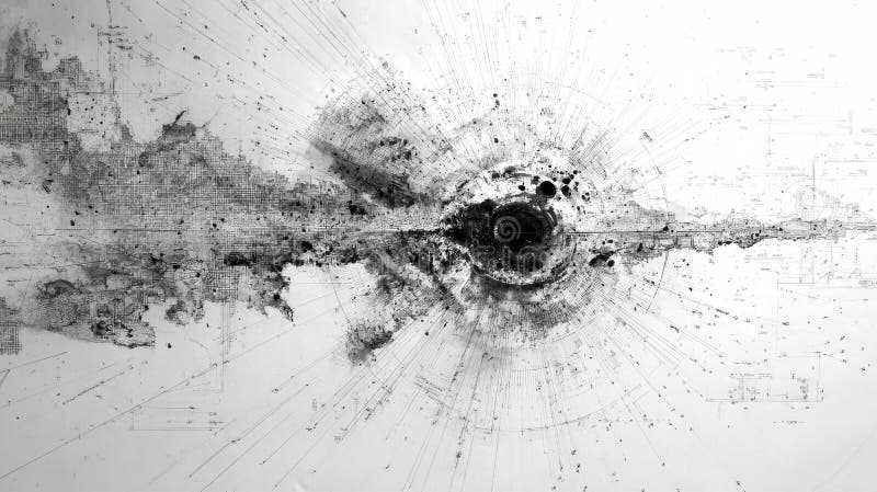 Schemi architettonici Esplosivi astratti fotografia stock libera da diritti