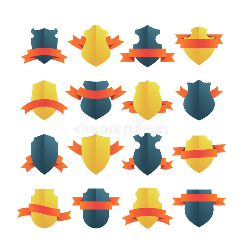 Schermi con i nastri royalty illustrazione gratis Schermi con i nastri royalty illustrazione gratis