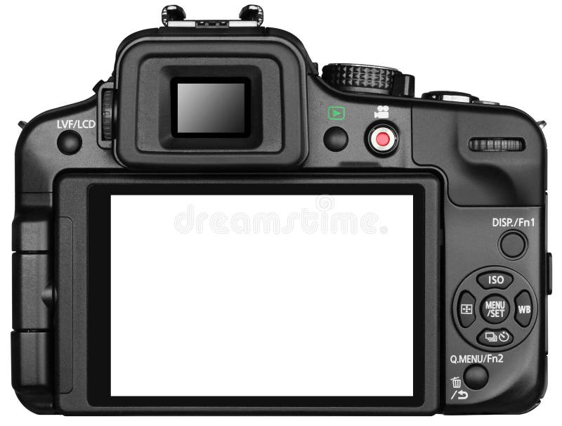Schermo posteriore della macchina fotografica fotografia stock libera da diritti Schermo posteriore della macchina fotografica fotografia stock libera da diritti