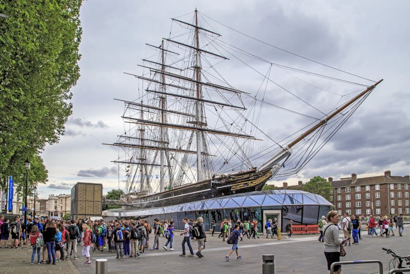 Schiffs Museum Cutty Sark In Greenwich London Redaktionelles Stockfotografie Bild Von