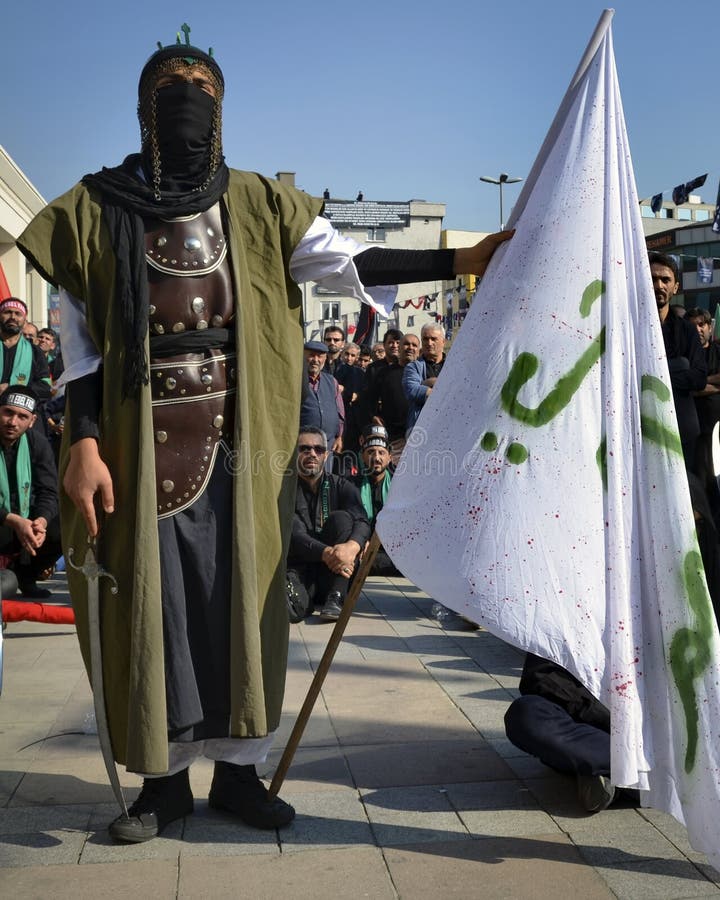 Schiitgemeinschaft Ashura Istanbul Kennzeichen Der Moslems Weltweite