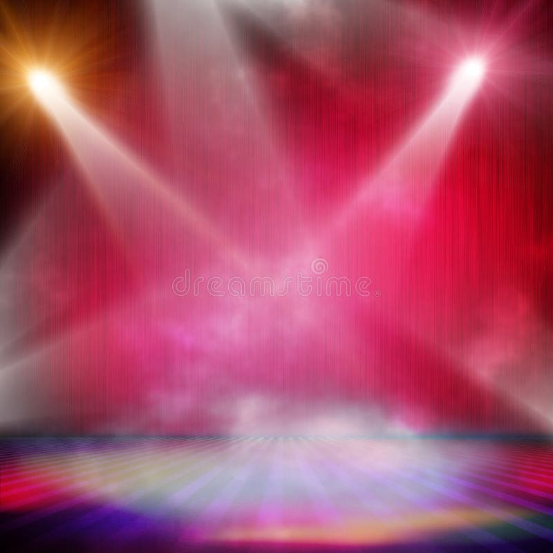 Achtergrond van het podium stock fotografie