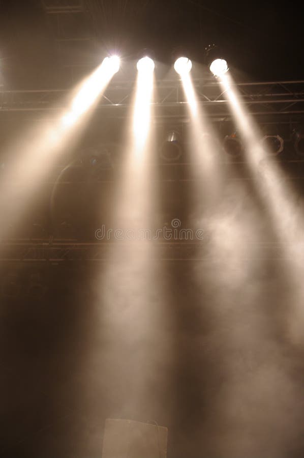Schijnwerpers stock afbeelding