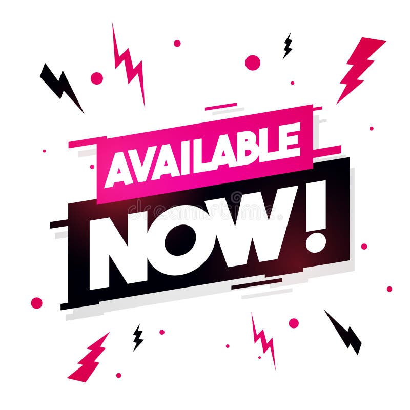 Vector Illustration Dynamic Glitch Label With Text Available Now royalty free illustration