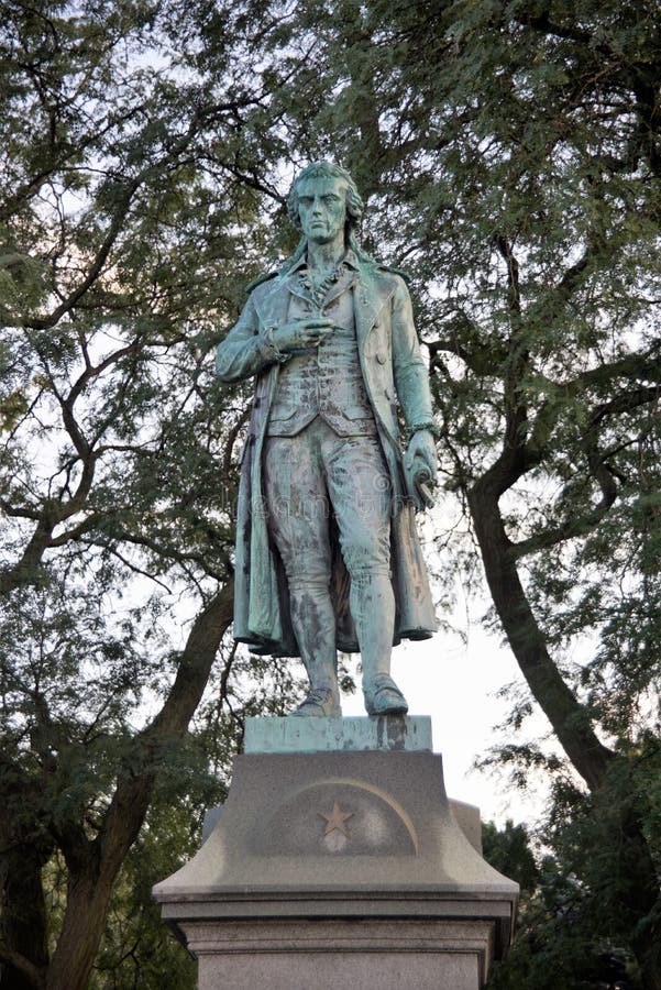 SchillerStatue, Lincoln Park Chicago, Illinois Redaktionelles