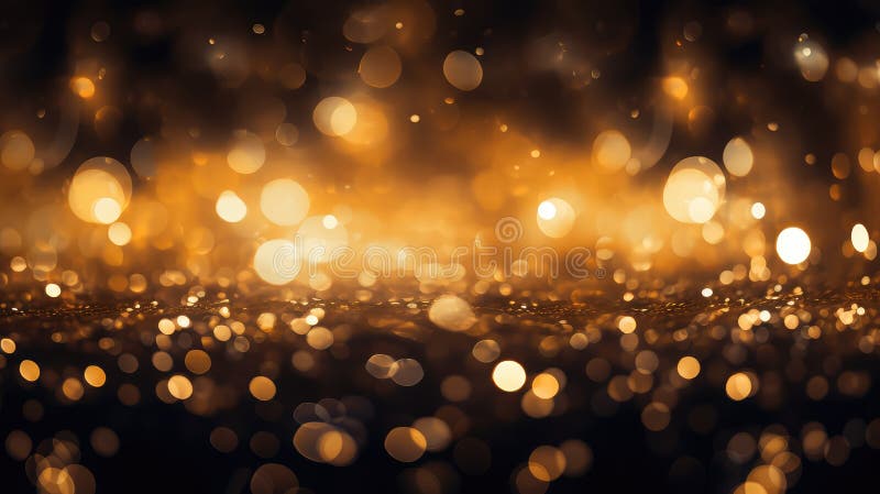 Schimmernder schwarzer Goldbuh stock abbildung