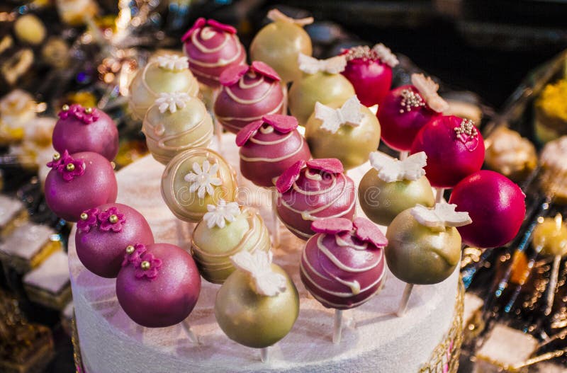 Cake pops on the table. Croatia. Cake pops on the table. Croatia.