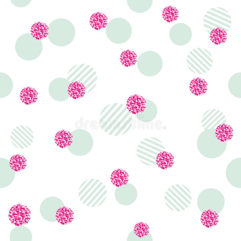 Schitter naadloze het patroonachtergrond van de confettienstip Roze en pastelkleur blauwe in kleuren Voor verjaardag, valentijnsk vector illustratie Schitter naadloze het patroonachtergrond van de confettienstip Roze en pastelkleur blauwe in kleuren Voor verjaardag, valentijnsk vector illustratie
