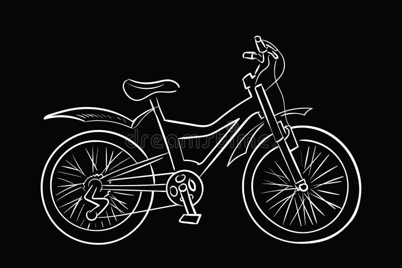bicicletta corsa schizzo