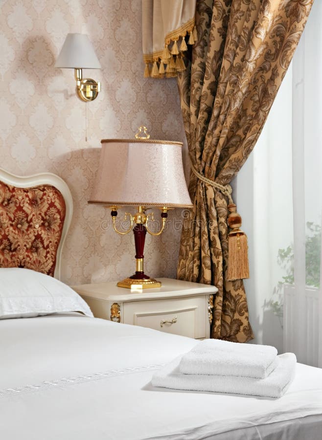 Schlafzimmer im Hotel stockfoto. Bild von bild, sagen - 11720040