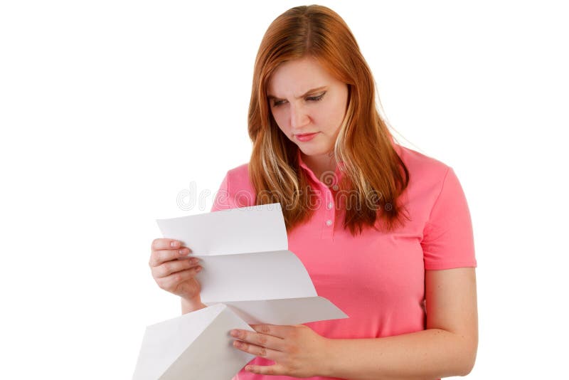 Schlechte Nachrichten in einem Buchstaben lizenzfreies stockbild Schlechte Nachrichten in einem Buchstaben lizenzfreies stockbild