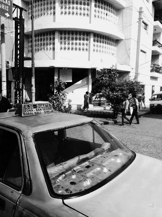 Ansicht Von Santo Domingo Strassen Stockfoto Bild Von Pflastern